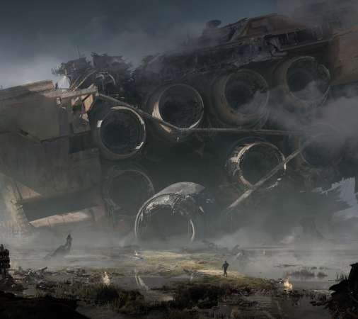 Ashfall Mobile Horizontal wallpaper or background